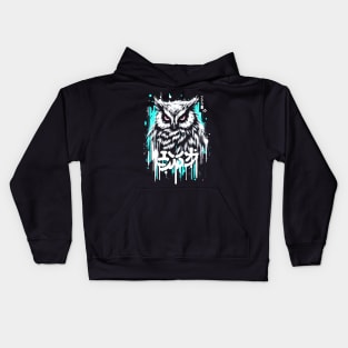 Owl fantasy japanese Kids Hoodie